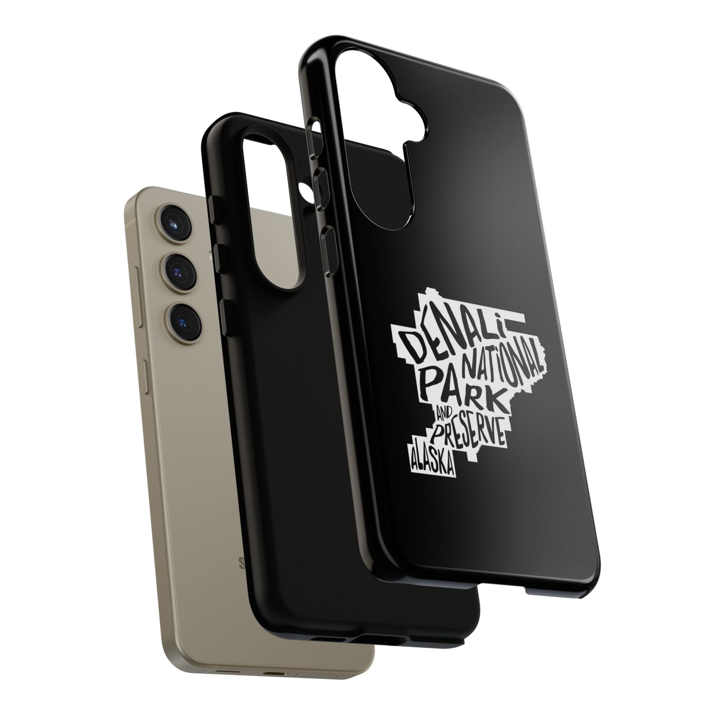 Denali National Park Phone Case - Map Design