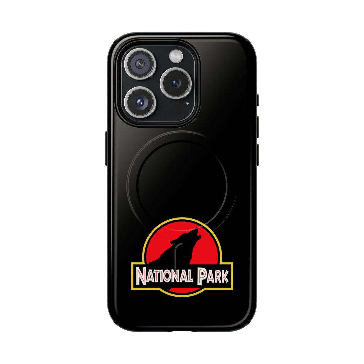 Wolf National Park iPhone Case with MagSafe - Parody Logo