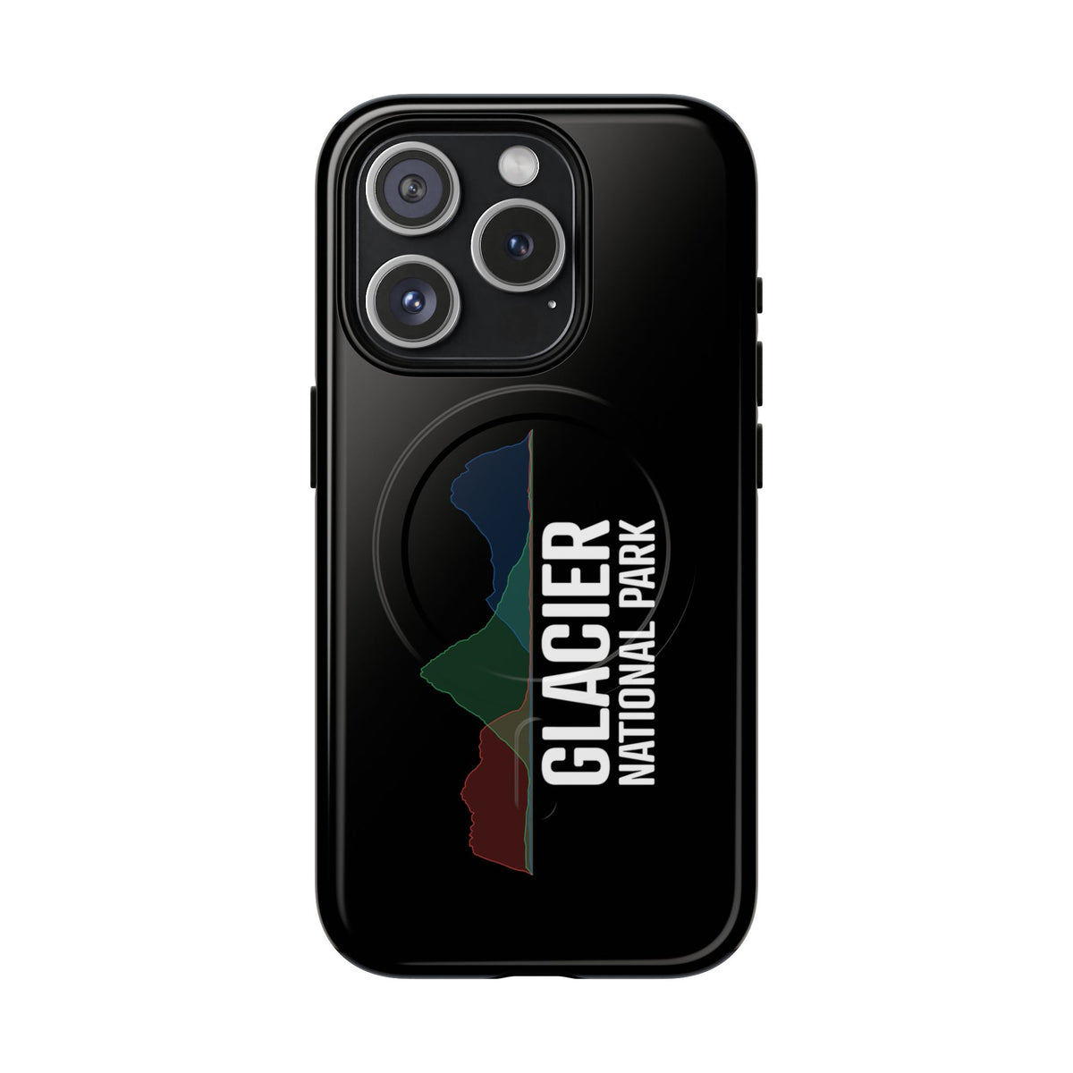 Glacier National Park iPhone Case with MagSafe - Histogram Design