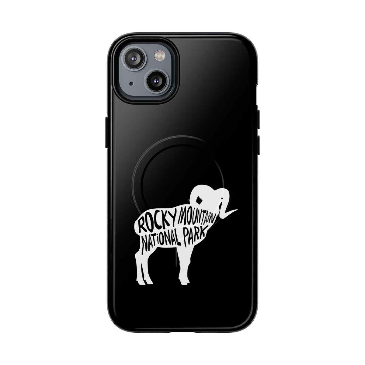 Rocky Mountain National Park iPhone Case with MagSafe - Bighorn Sheep Design