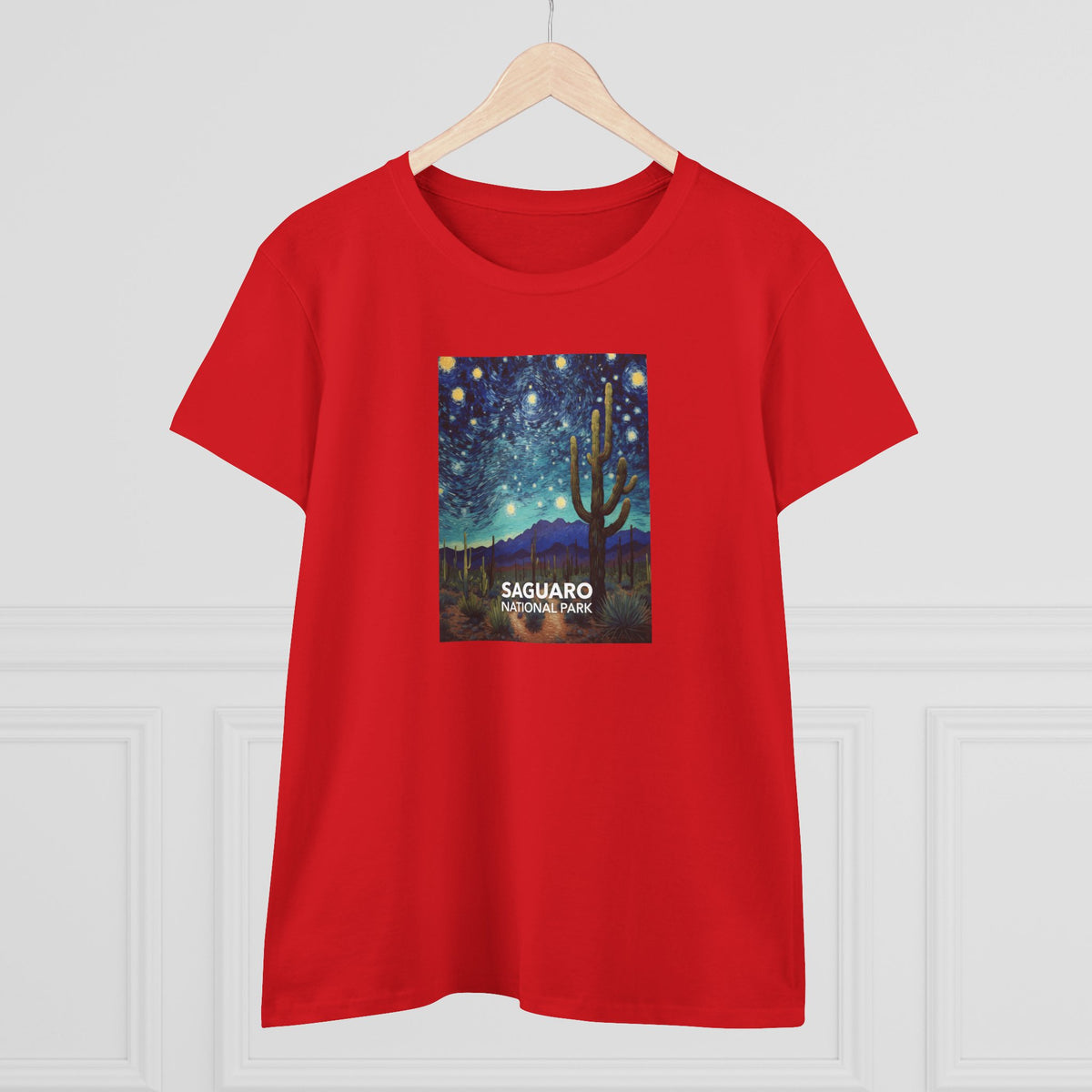 Saguaro National Park Women's T-Shirt - Starry Night