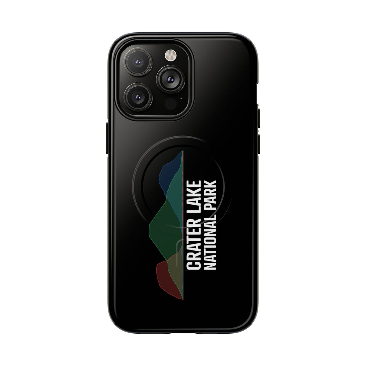 Crater Lake National Park iPhone Case with MagSafe - Histogram Design