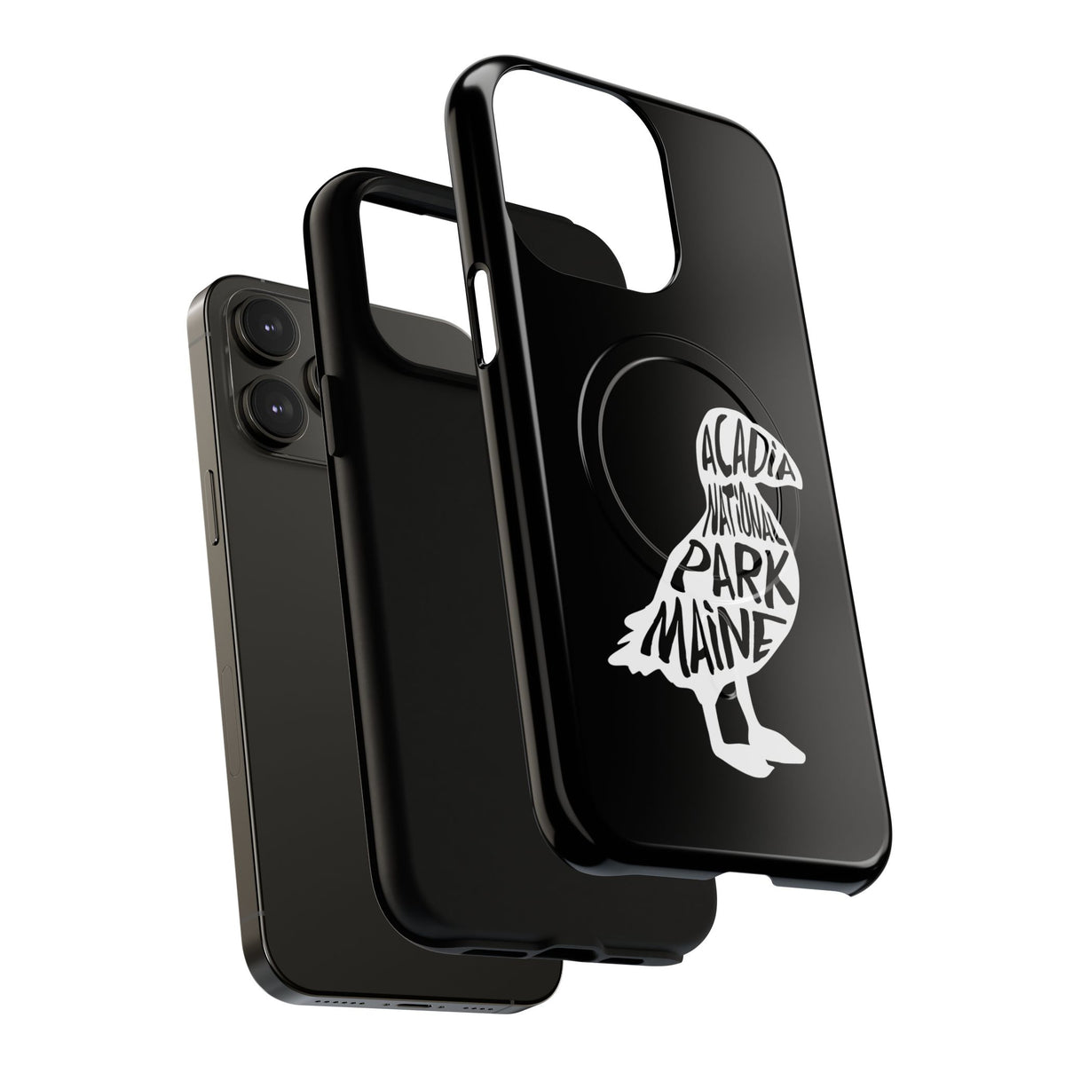 Acadia National Park iPhone Case with MagSafe - Puffin Design