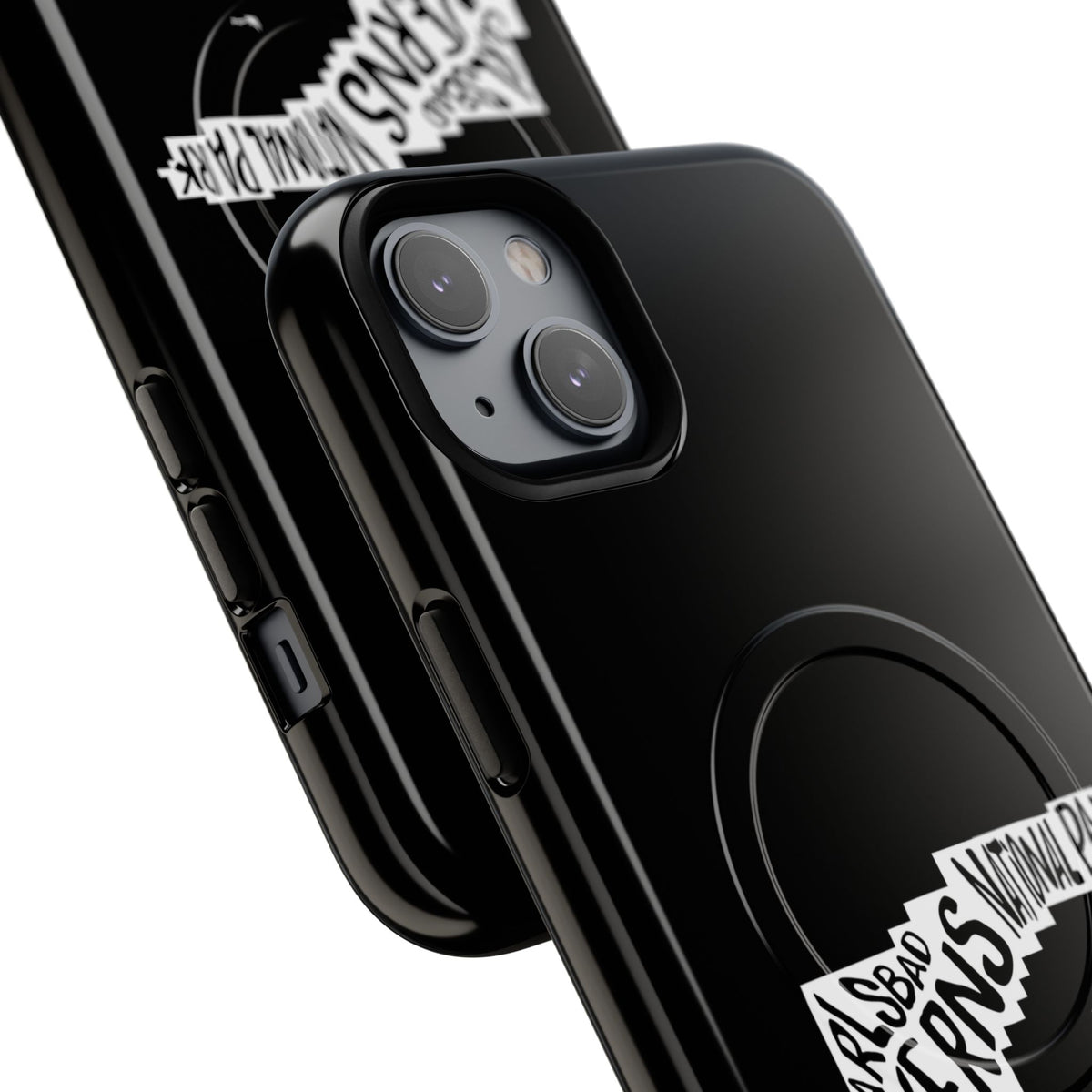 Carlsbad Caverns National Park iPhone Case with MagSafe - Map Design