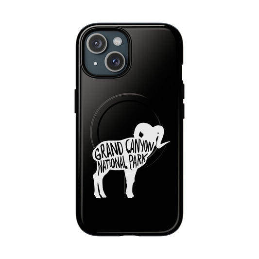 Grand Canyon National Park iPhone Case with MagSafe - Bighorn Sheep Design