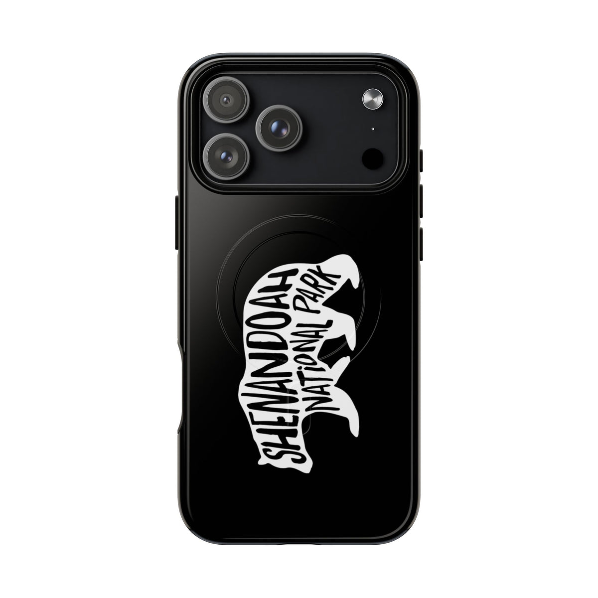 Shenandoah National Park iPhone Case with MagSafe - Black Bear Design