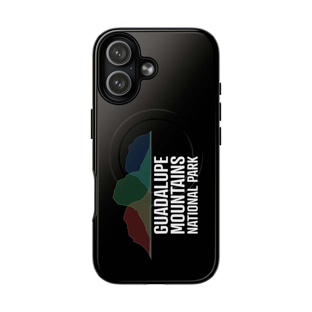 Guadalupe Mountains National Park iPhone Case with MagSafe - Histogram Design