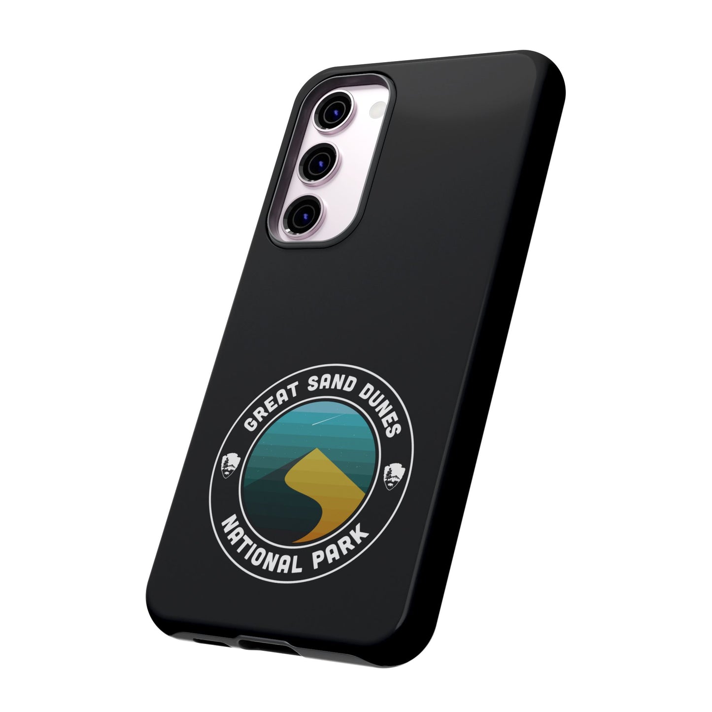 Great Sand Dunes National Park Phone Case - Round Emblem Design