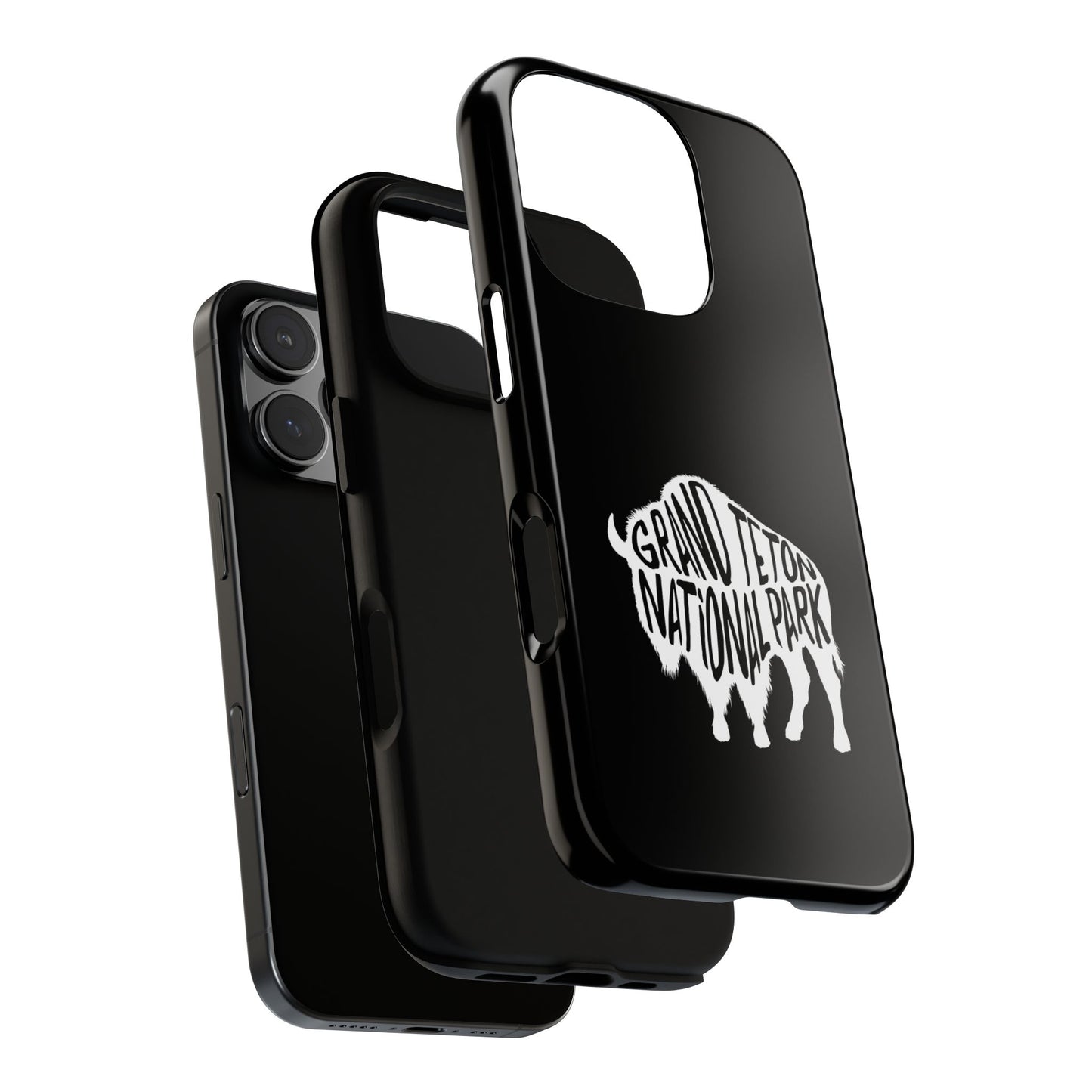 Grand Teton National Park Phone Case - Bison Design