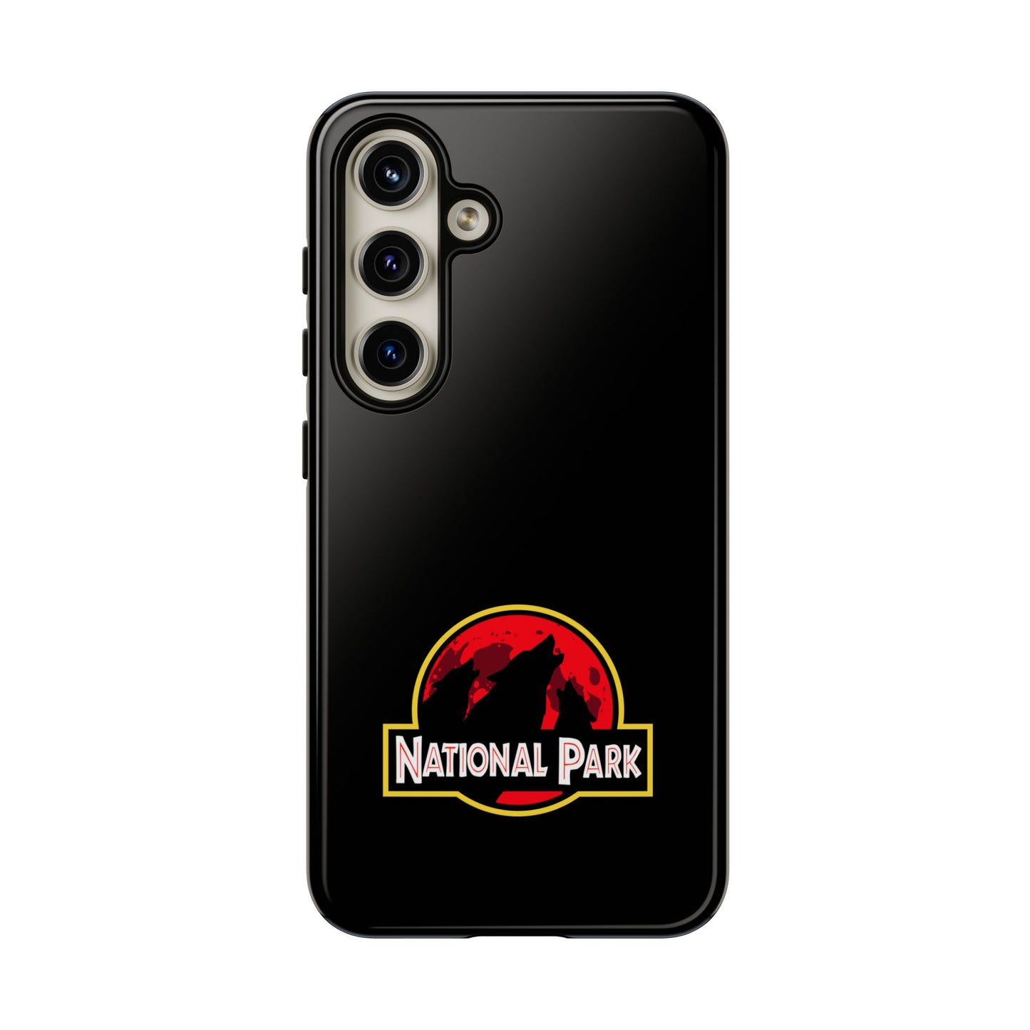 3 Wolf National Park iPhone Case - Parody Logo