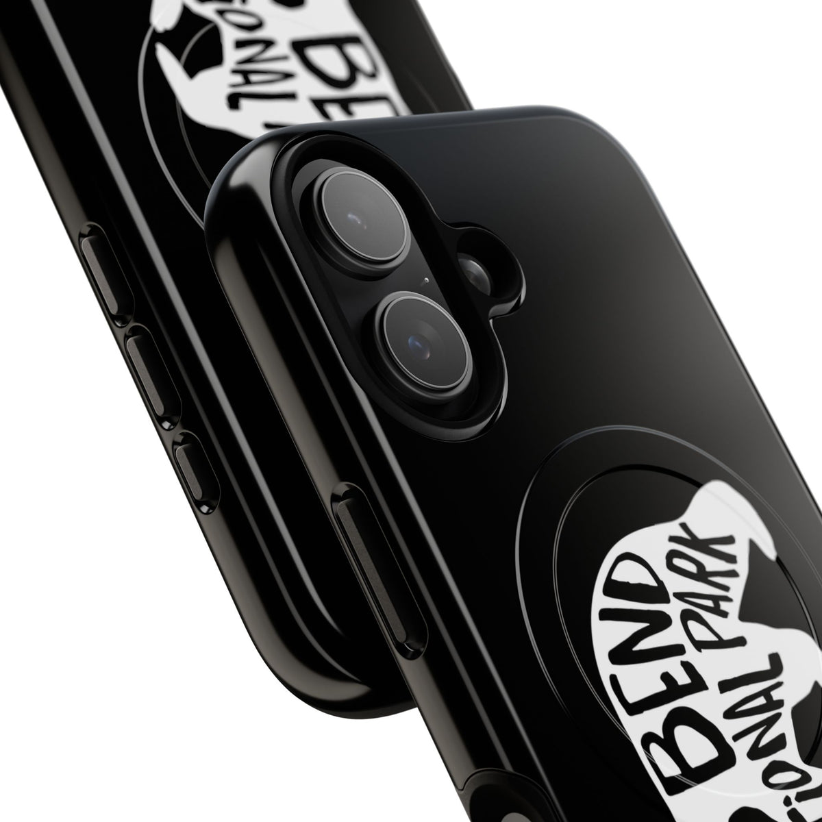 Big Bend National Park iPhone Case with MagSafe - Black Bear Design
