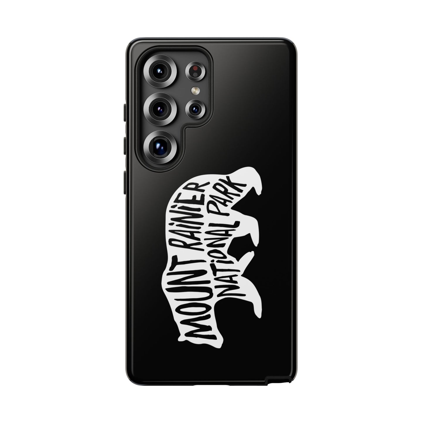 Mount Rainier National Park Phone Case - Black Bear Design