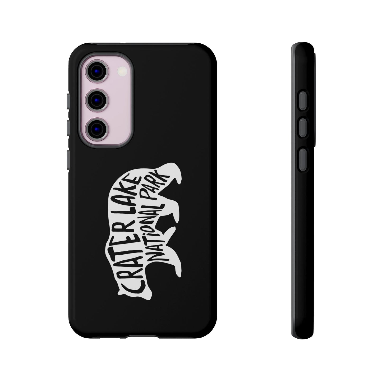 Crater Lake National Park Phone Case - Black Bear Design