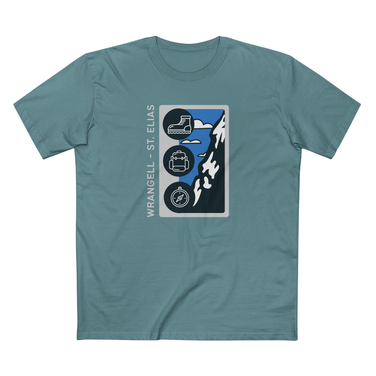 Wrangell St. Elias National Park T-Shirt - Hike Wrangell St Elias in Slate Blue