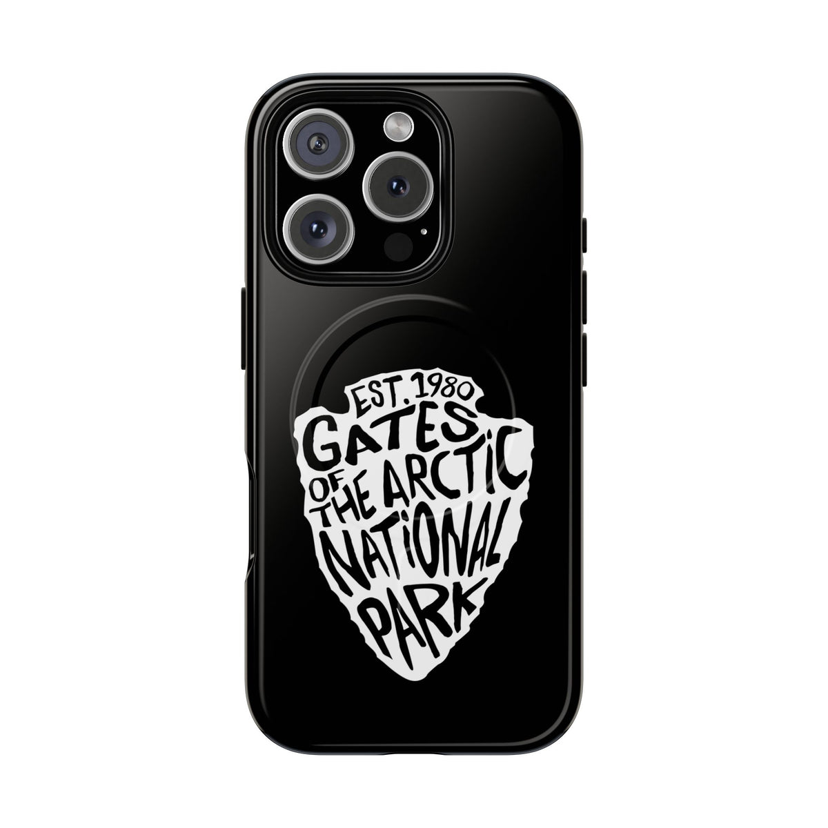 Gates of the Arctic National Park iPhone Case with MagSafe - Arrowhead Design