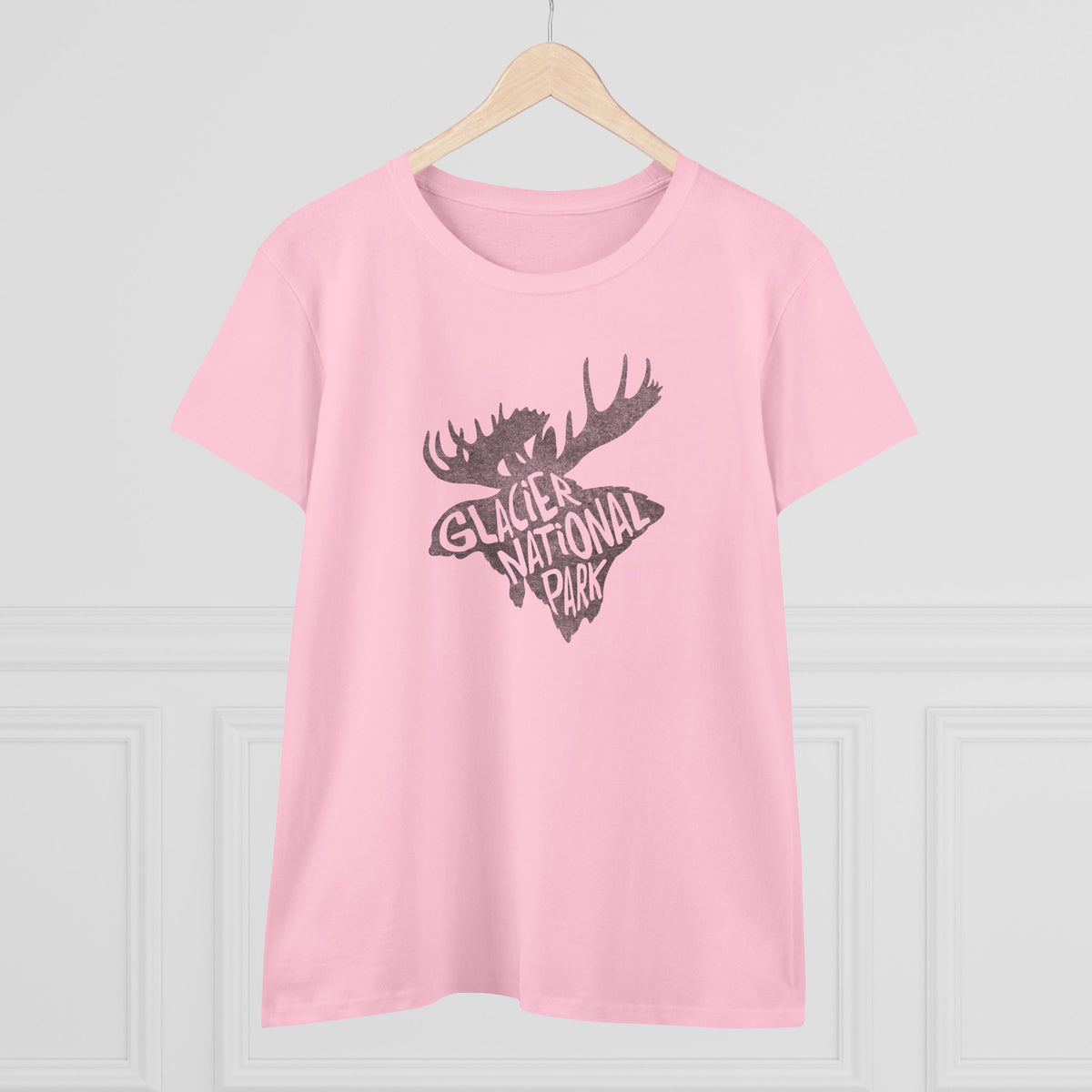 Glacier National Park Women's T-Shirt - Moose