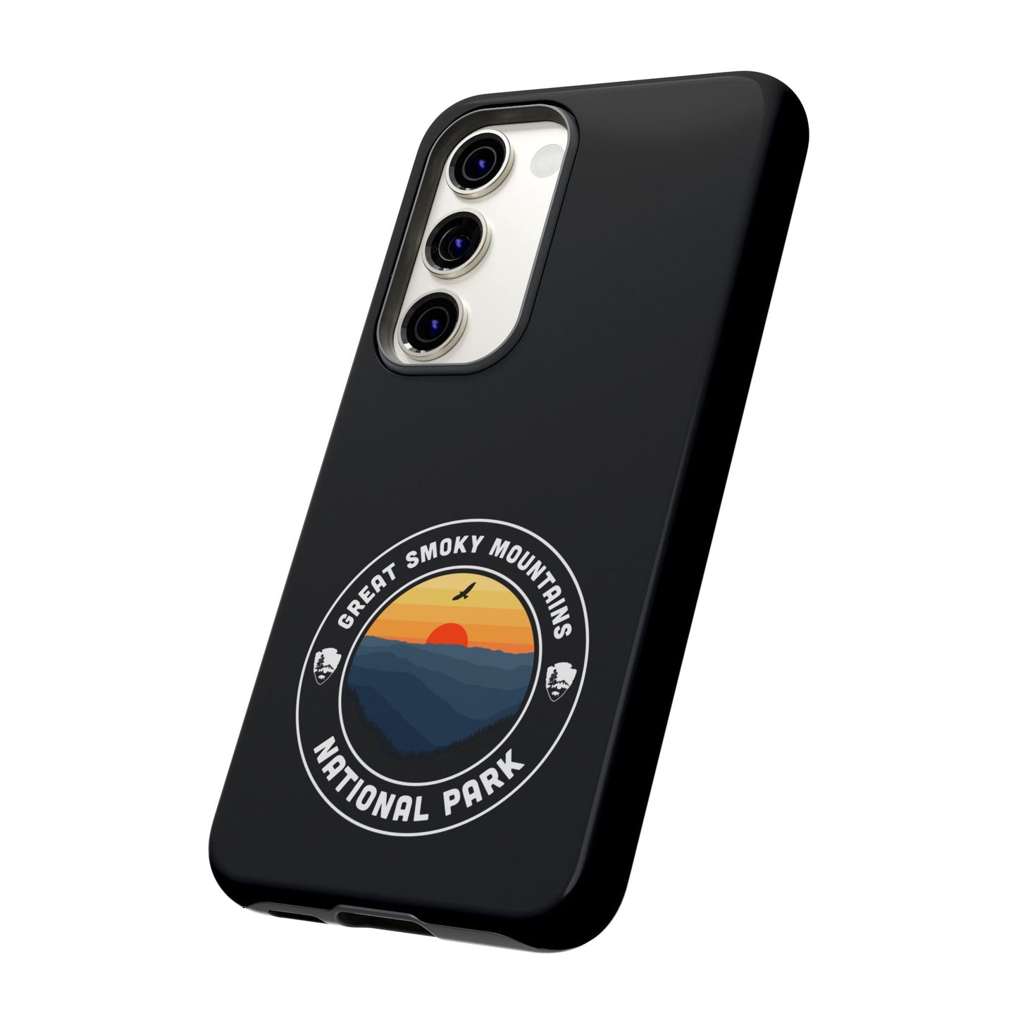 Great Smoky Mountains National Park Phone Case - Round Emblem Design