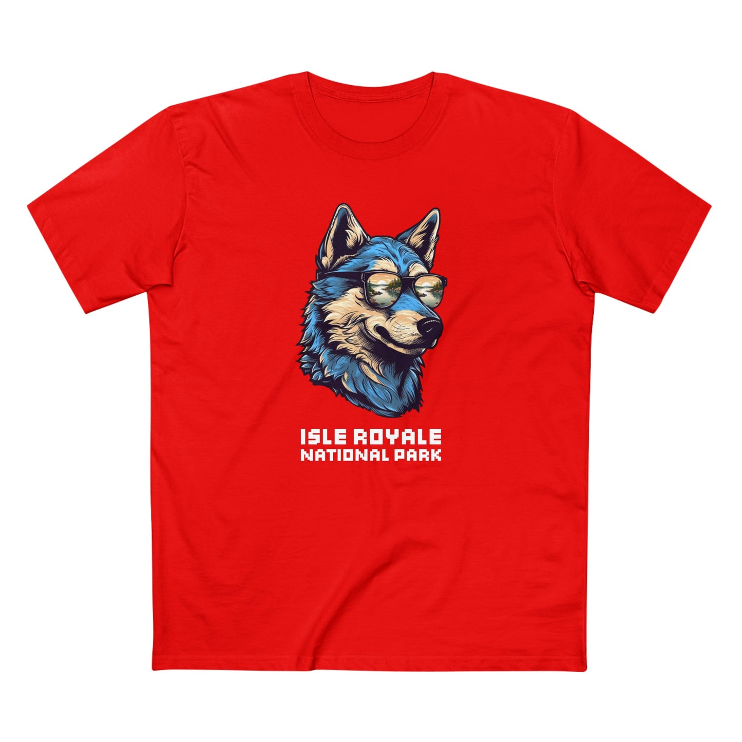 Isle Royale National Park T-Shirt - Smooth Wolf