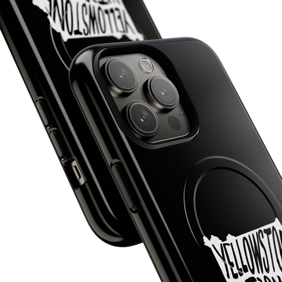 Yellowstone National Park iPhone Case with MagSafe - Map Design