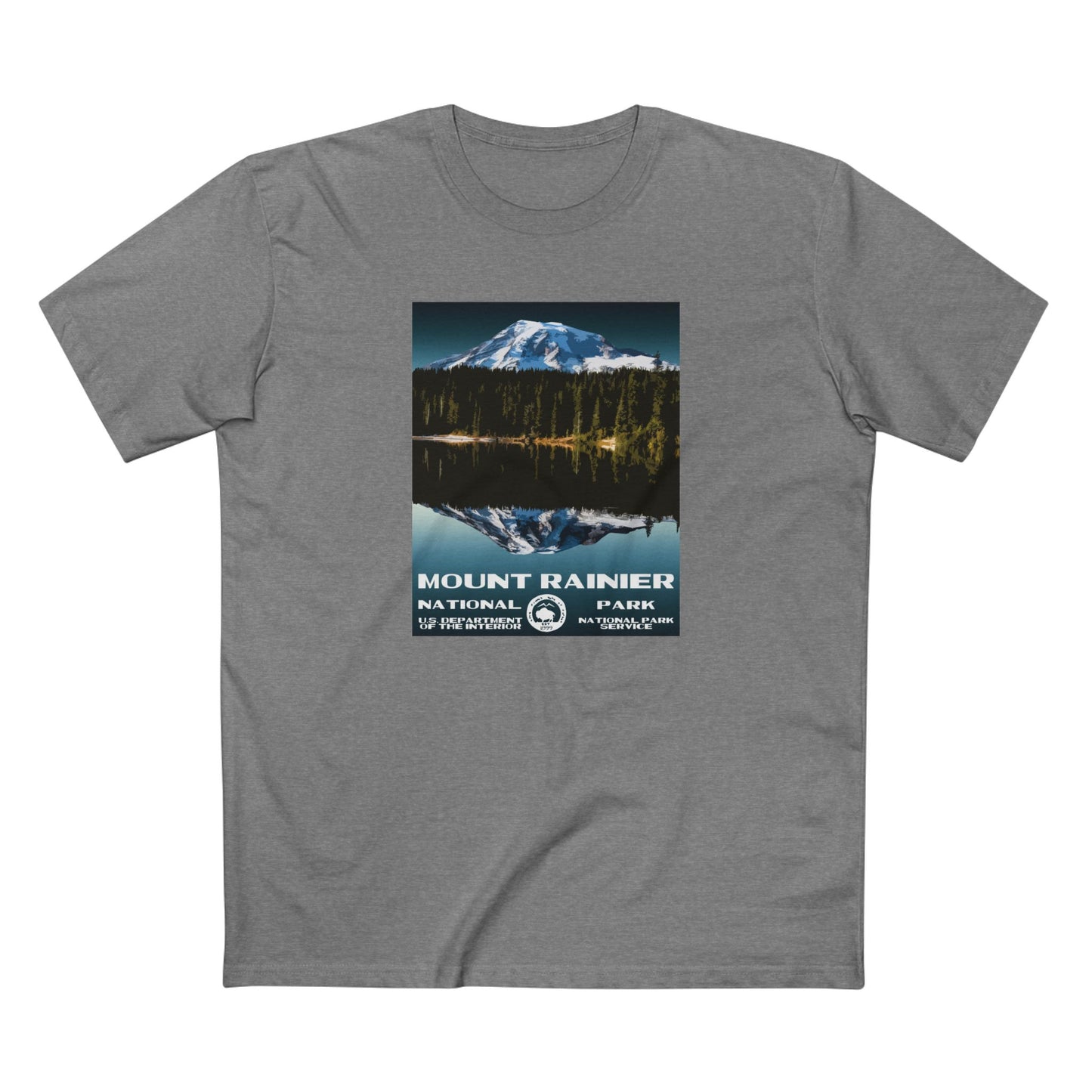 Mount Rainier National Park T-Shirt in Athletic Heather