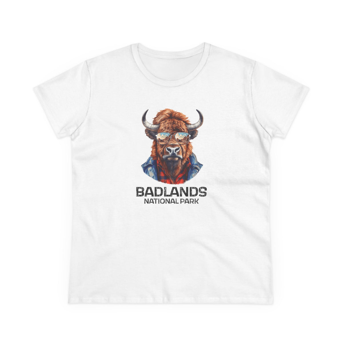 Badlands National Park Women's T-Shirt - Cool Bison