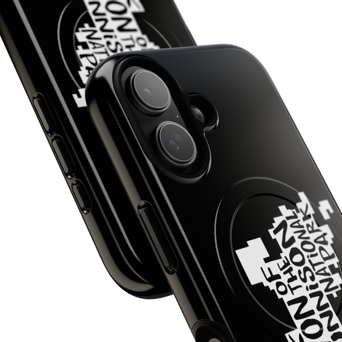 Black Canyon of the Gunnison National Park iPhone Case with MagSafe - Map Design