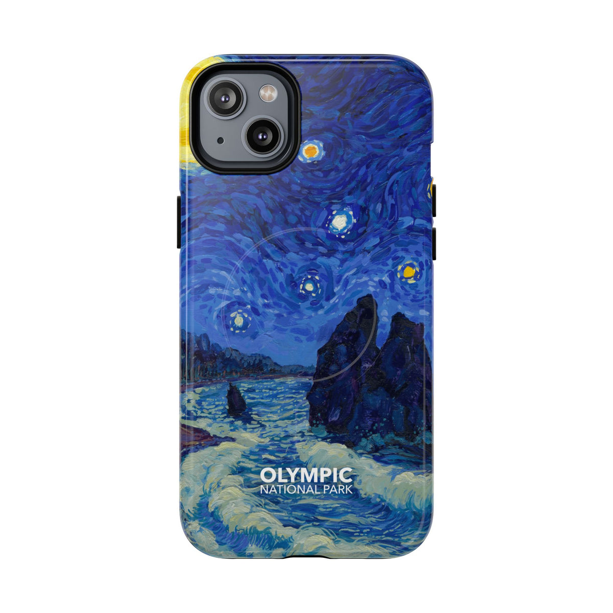 Olympic National Park iPhone Case with MagSafe - Starry Night