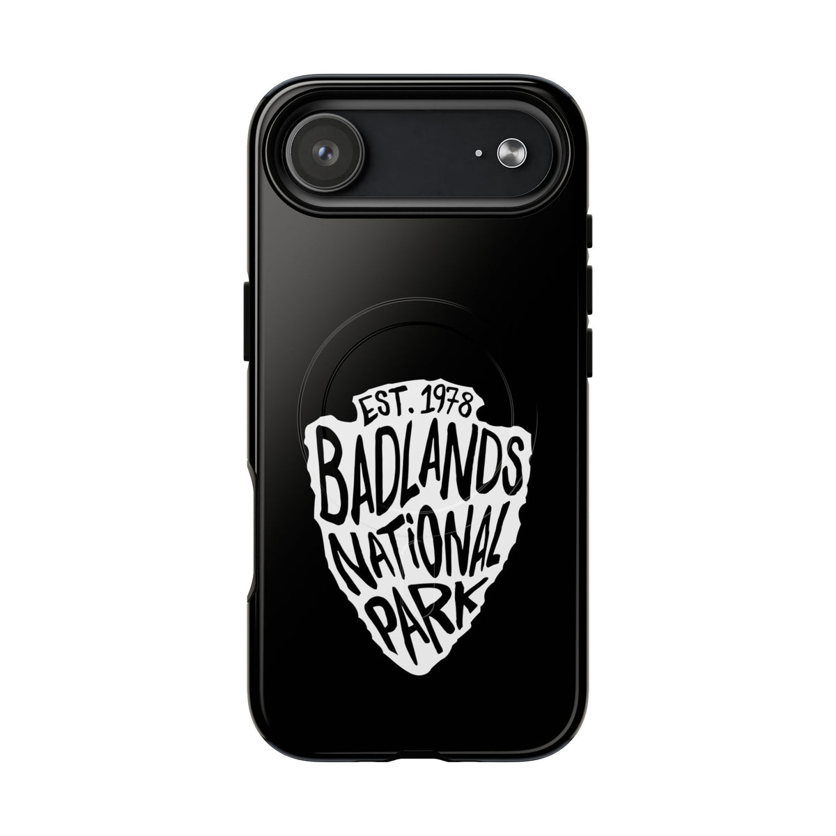 Badlands National Park iPhone Case with MagSafe - Arrowhead Design