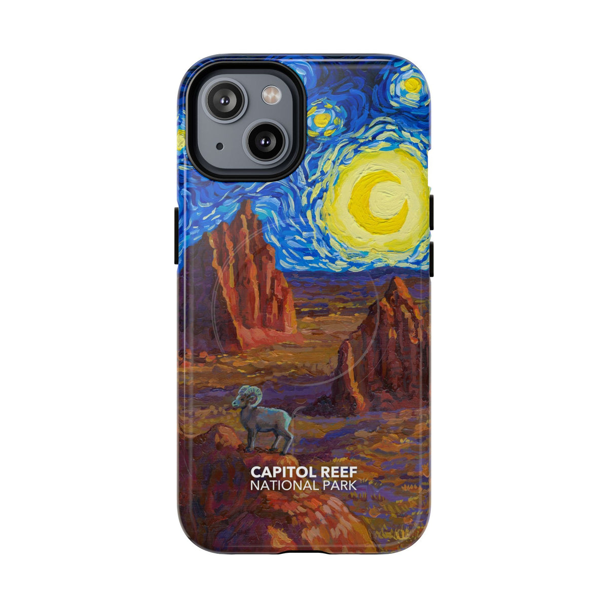 Capitol Reef National Park iPhone Case with MagSafe - Starry Night