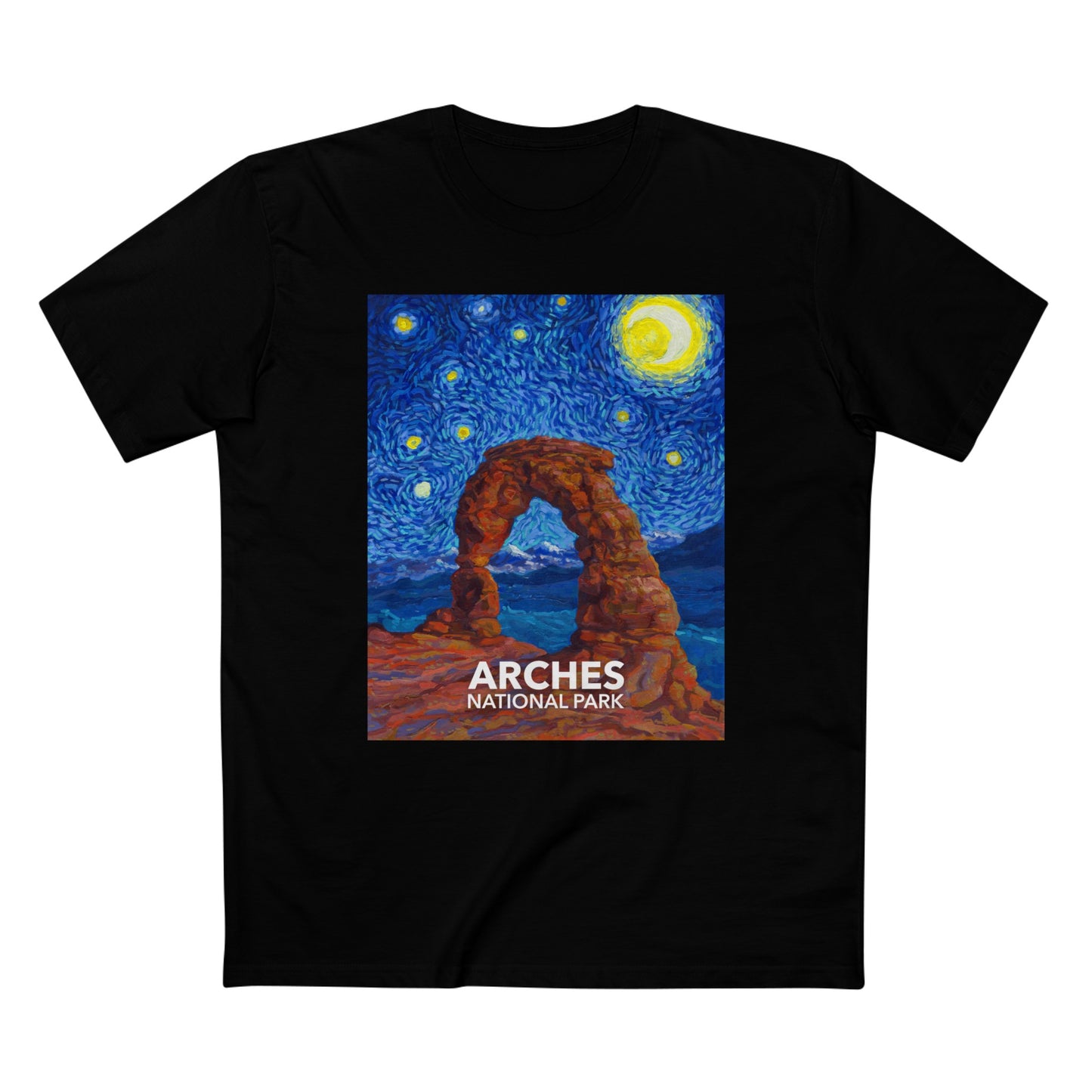 Arches National Park T-Shirt - The Starry Night