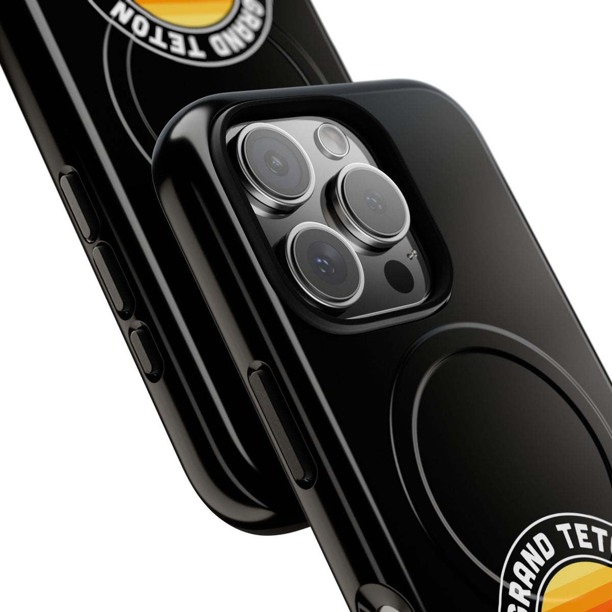 Grand Teton National Park iPhone Case with MagSafe - Round Emblem Design