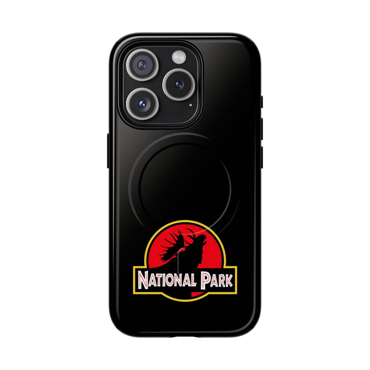 Moose National Park iPhone Case with MagSafe - Parody Logo
