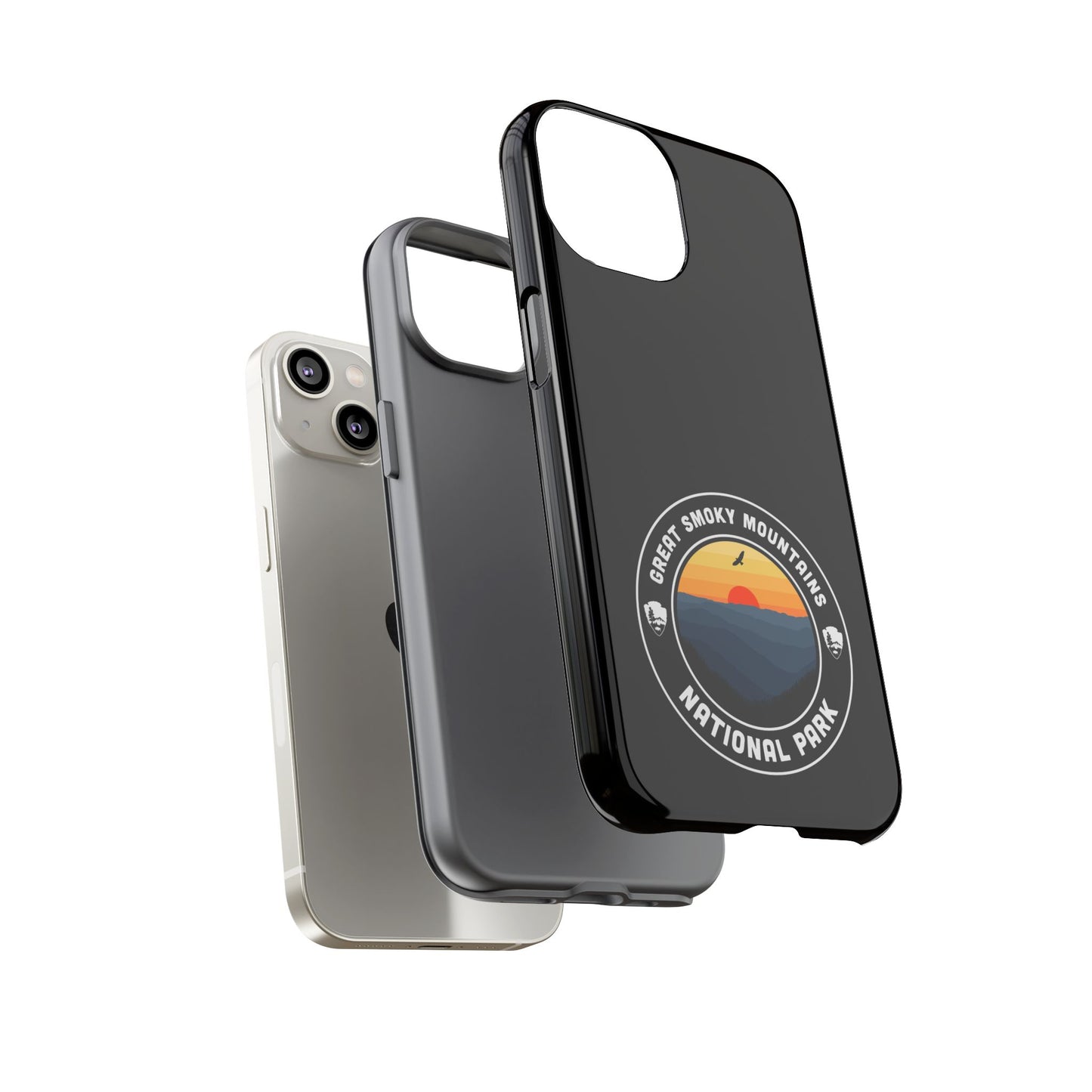 Great Smoky Mountains National Park Phone Case - Round Emblem Design