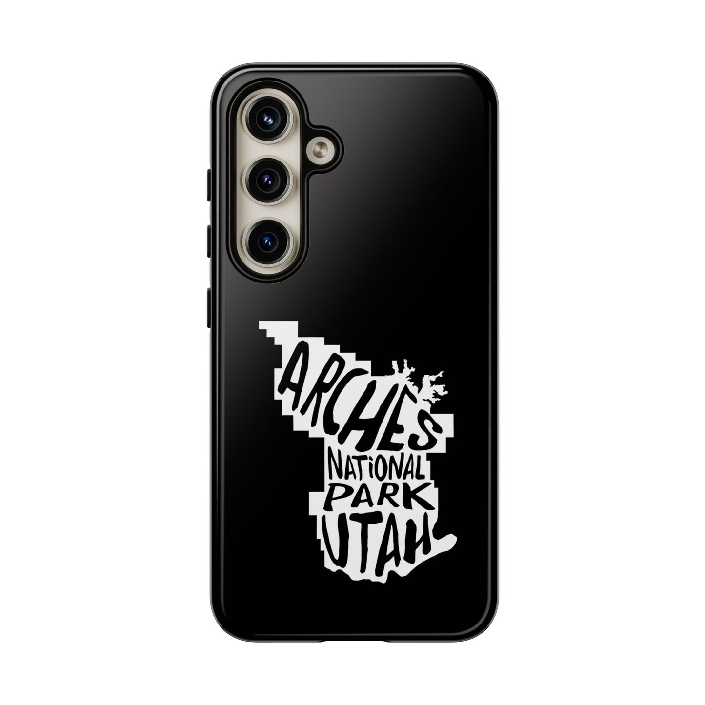 Arches National Park Phone Case - Map Design