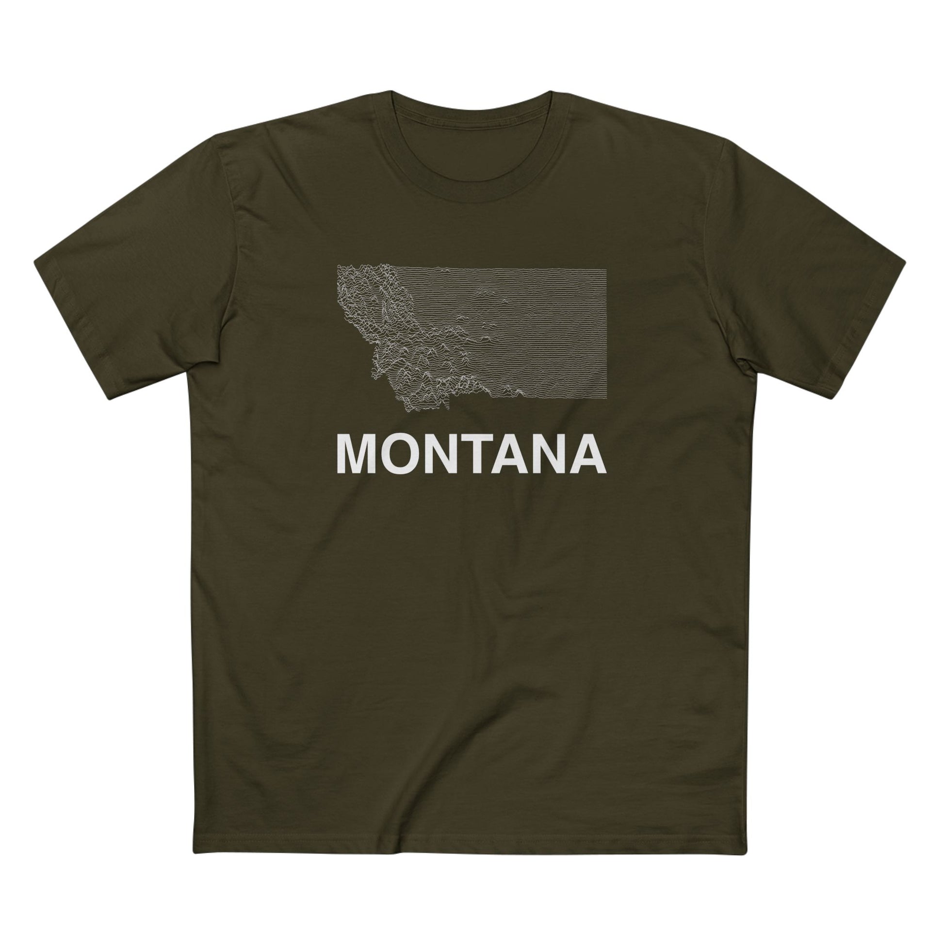 Montana T-Shirt Lines in Army