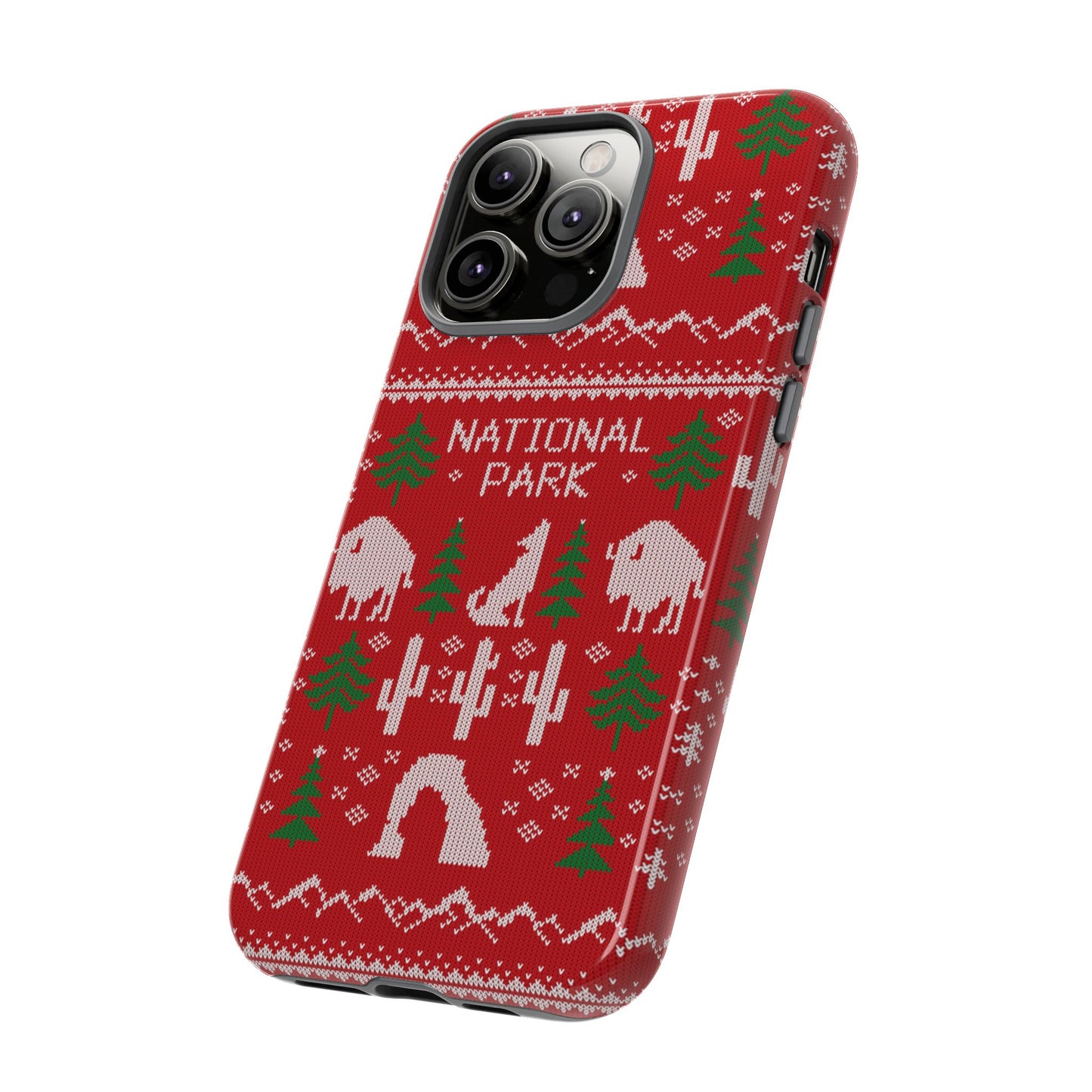 National Park Phone Case - Fair Isle Pattern