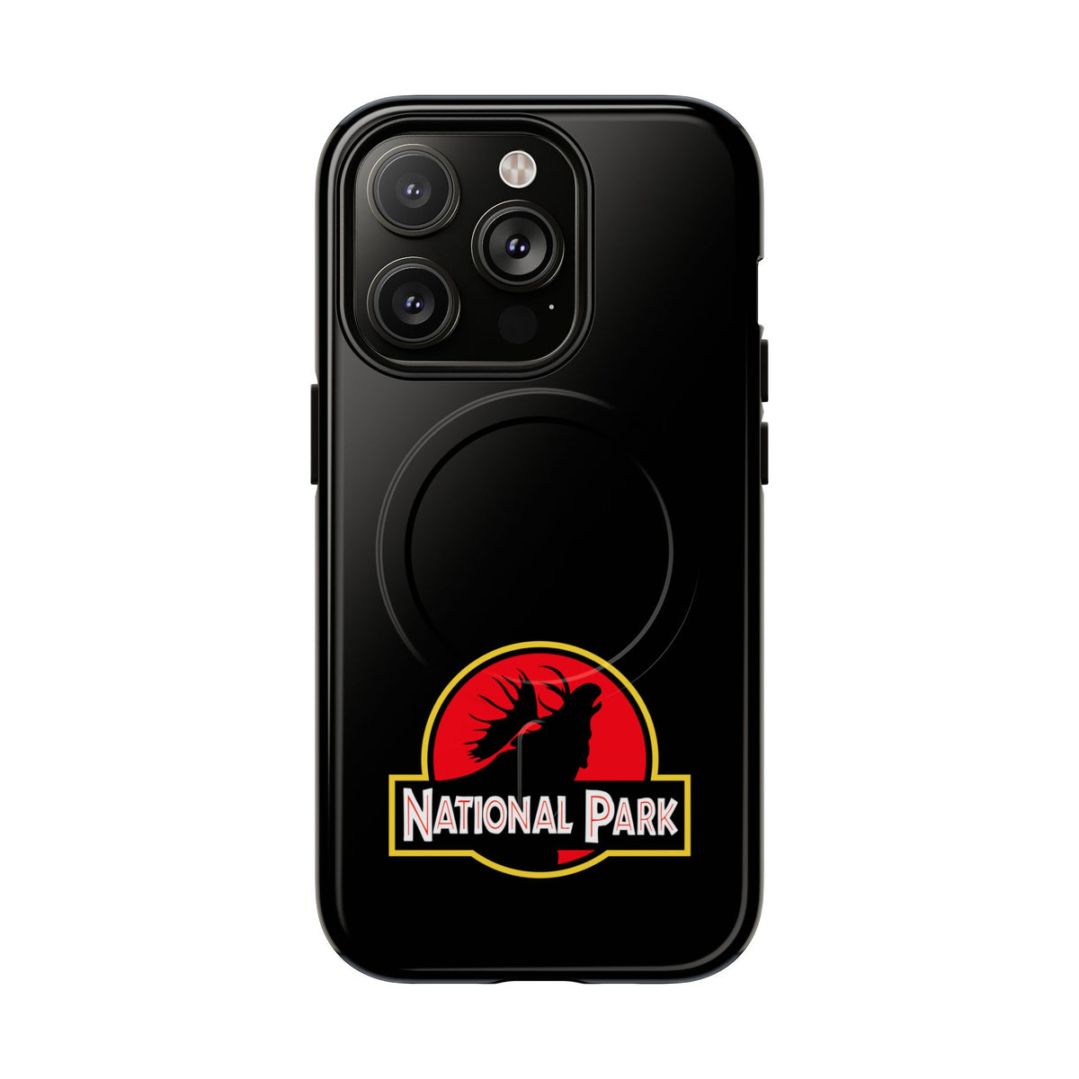 Moose National Park iPhone Case with MagSafe - Parody Logo