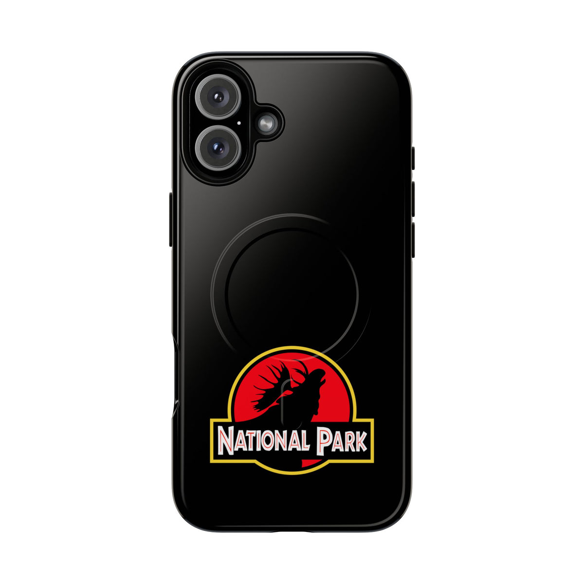 Moose National Park iPhone Case with MagSafe - Parody Logo