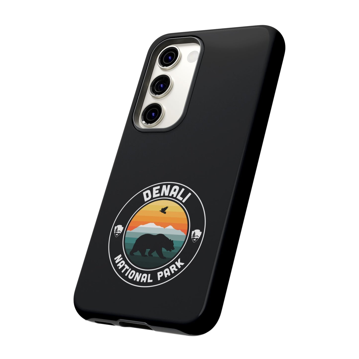 Denali National Park Phone Case - Round Emblem Design