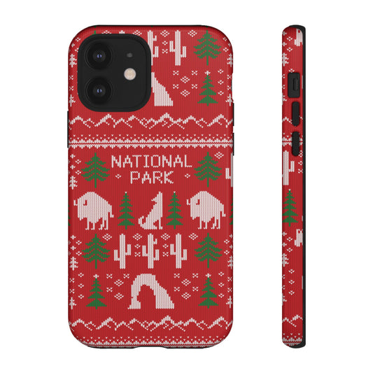 National Park Phone Case - Fair Isle Pattern