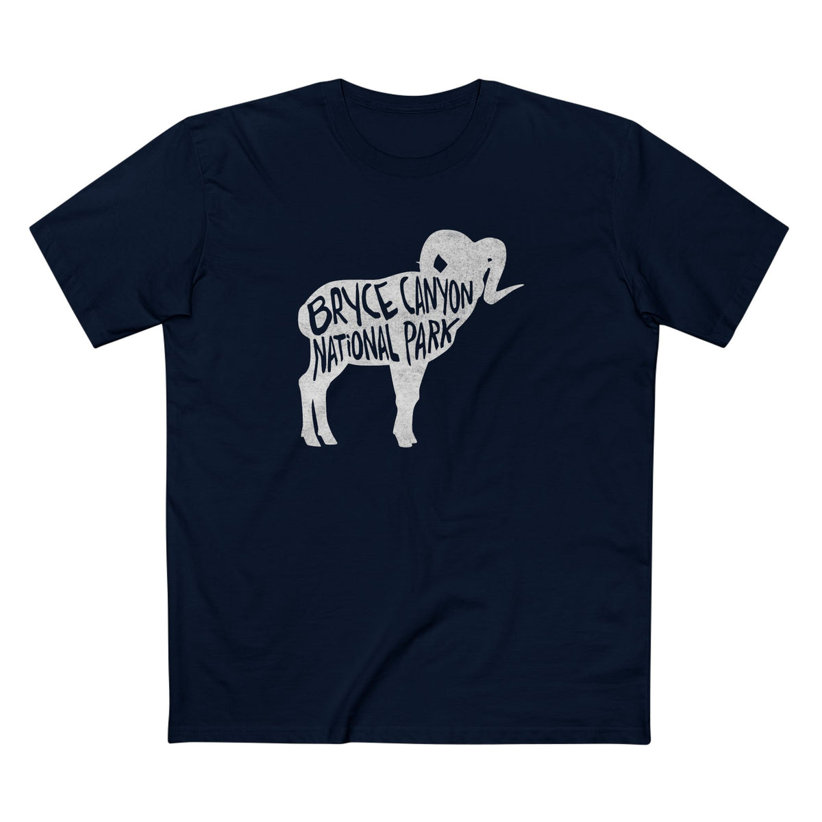 Bryce Canyon National Park T-Shirt - Bighorn Sheep in Navy