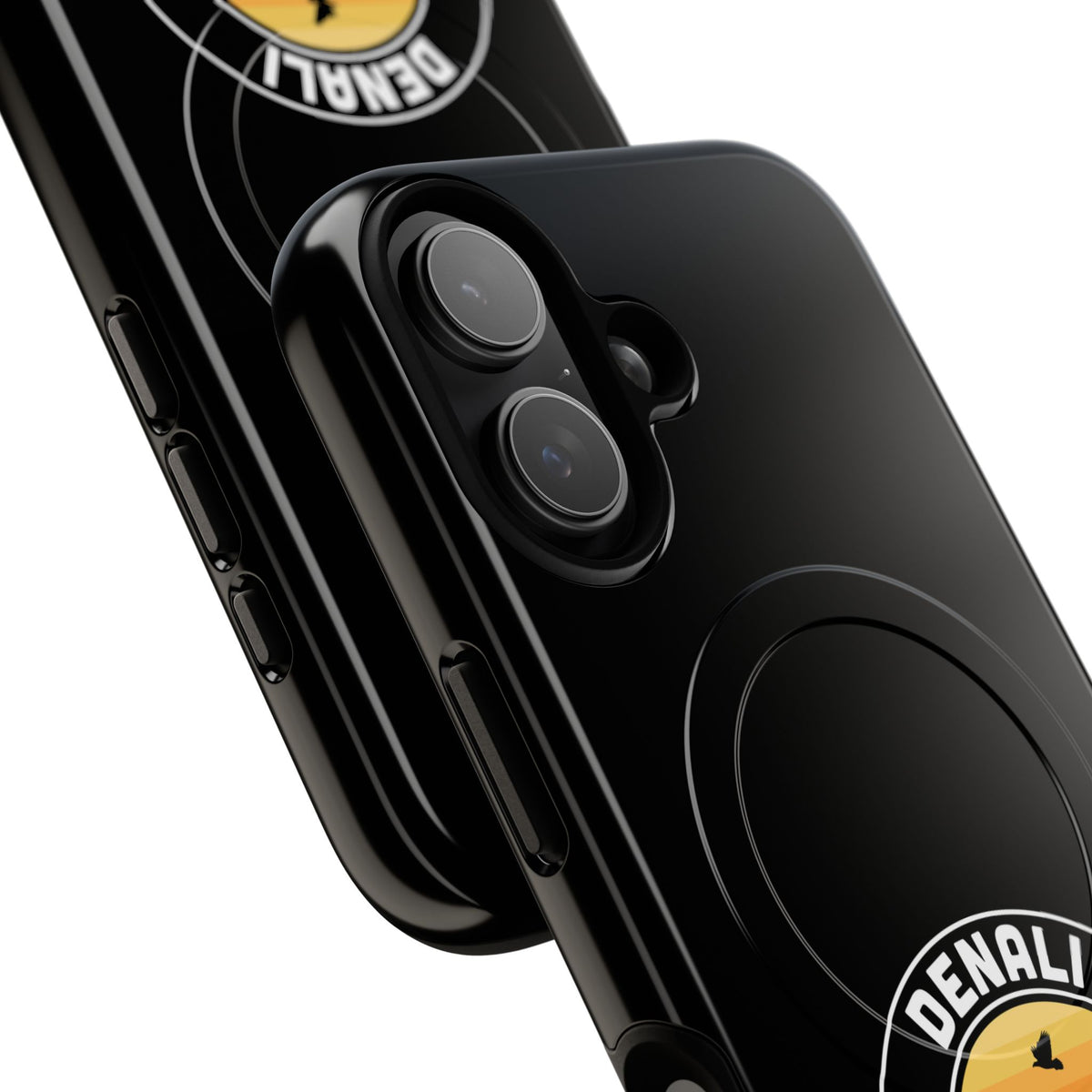 Denali National Park iPhone Case with MagSafe - Round Emblem Design