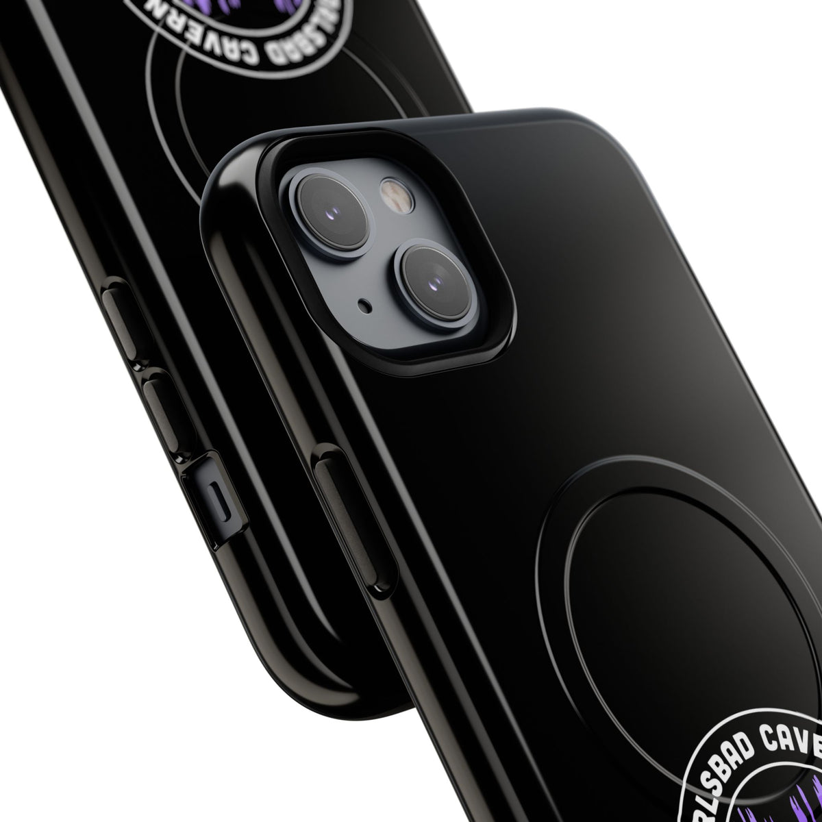 Carlsbad Caverns National Park iPhone Case with MagSafe - Round Emblem Design