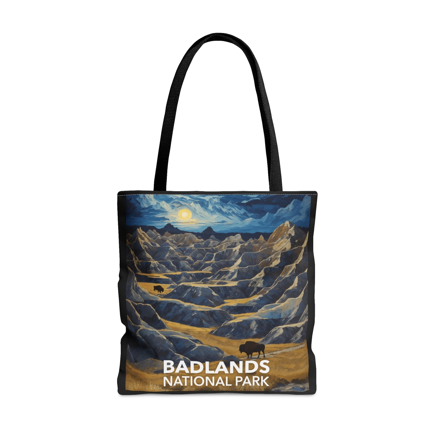 Badlands National Park Tote Bag - Starry Night