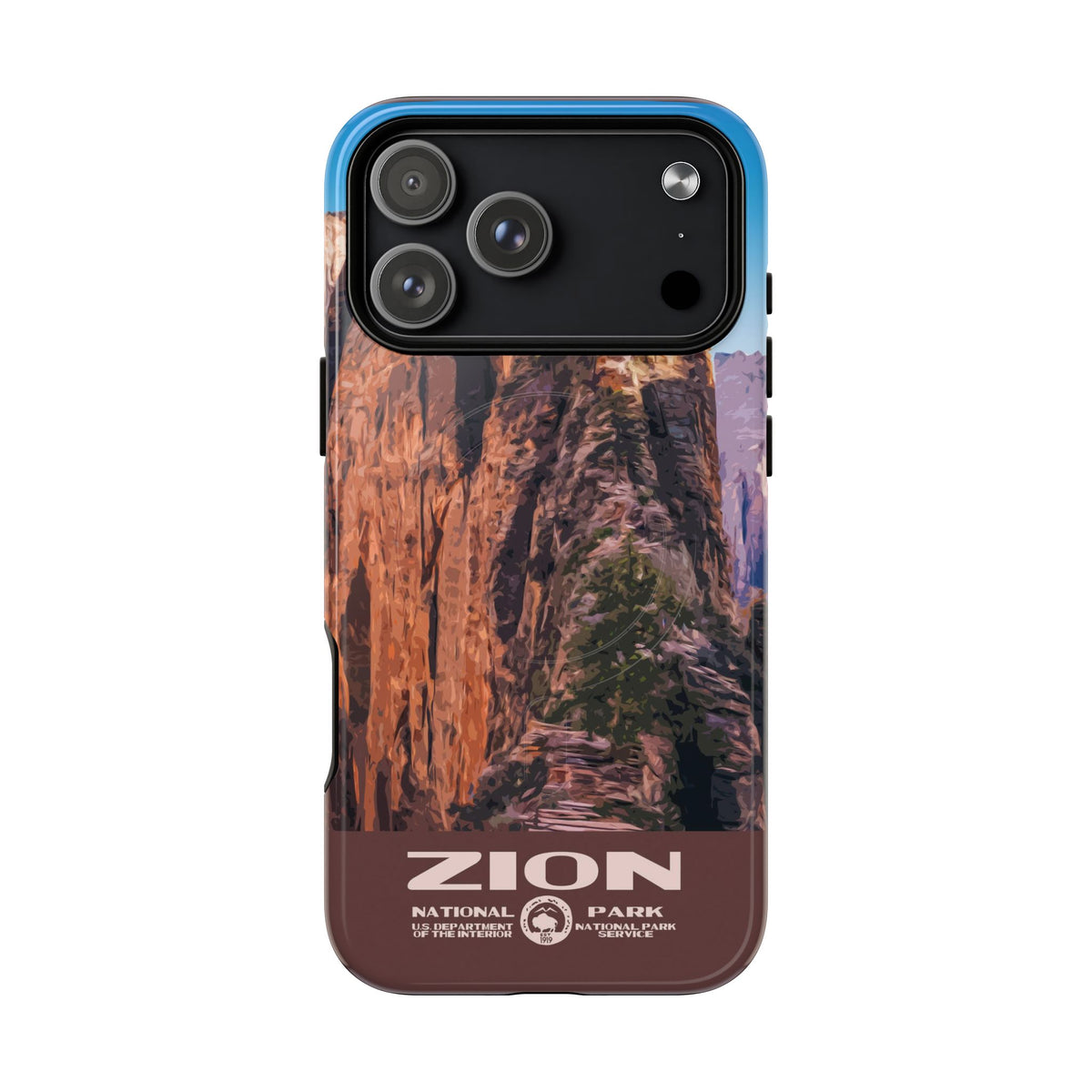 Zion National Park iPhone Case with MagSafe - Angels Landing Trail