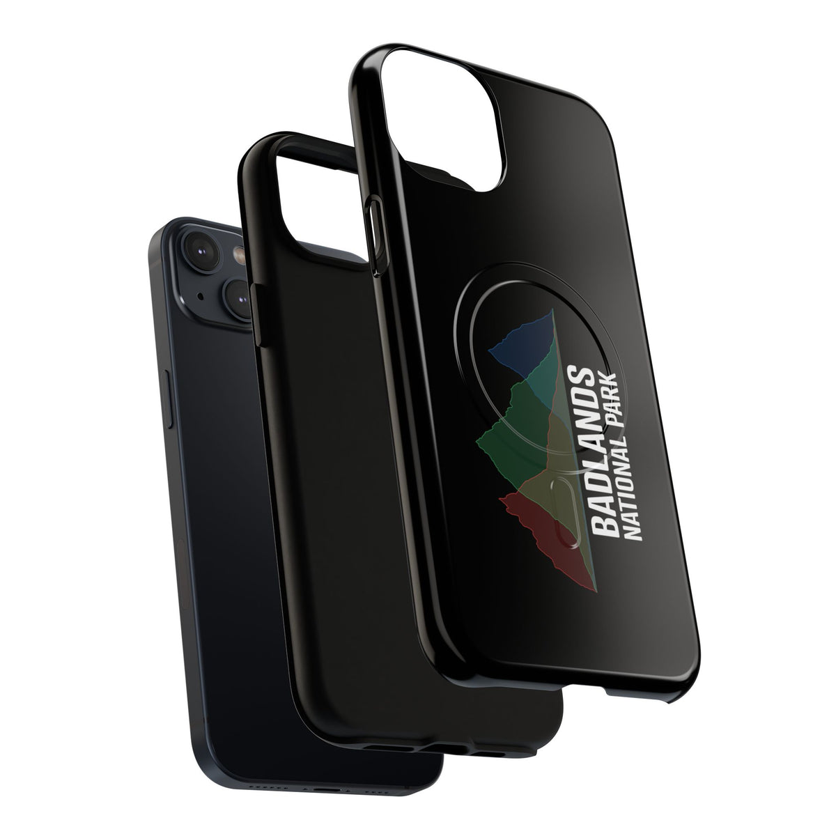 Badlands National Park iPhone Case with MagSafe - Histogram Design