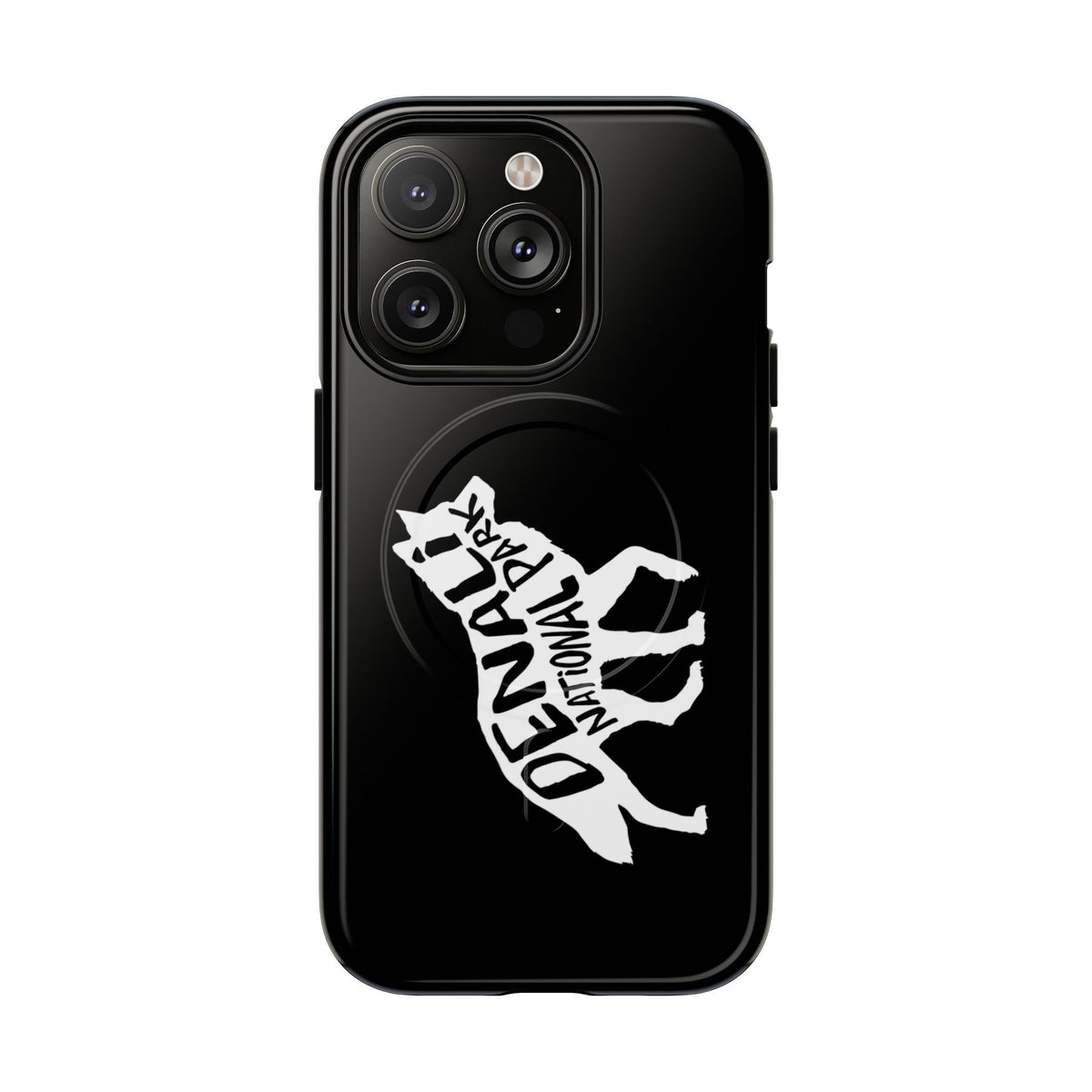 Denali National Park iPhone Case with MagSafe - Wolf Design