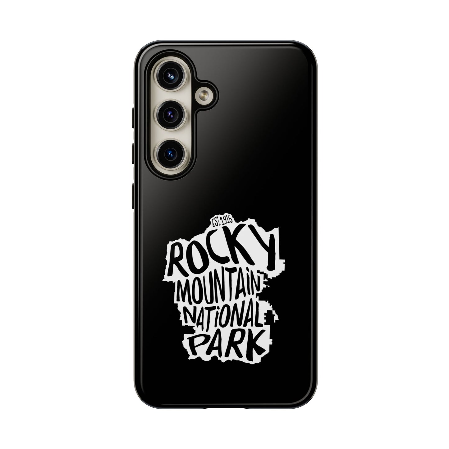 Rocky Mountain National Park Phone Case - Map Design