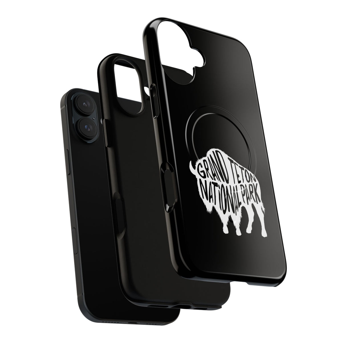 Grand Teton National Park iPhone Case with MagSafe - Bison Design