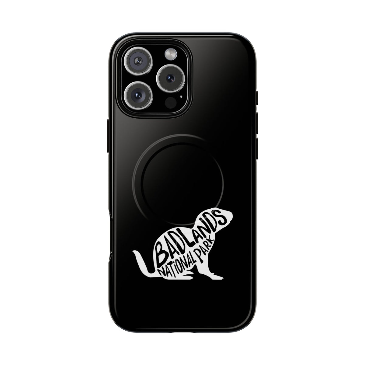 Badlands National Park iPhone Case with MagSafe - Prairie Dog Design